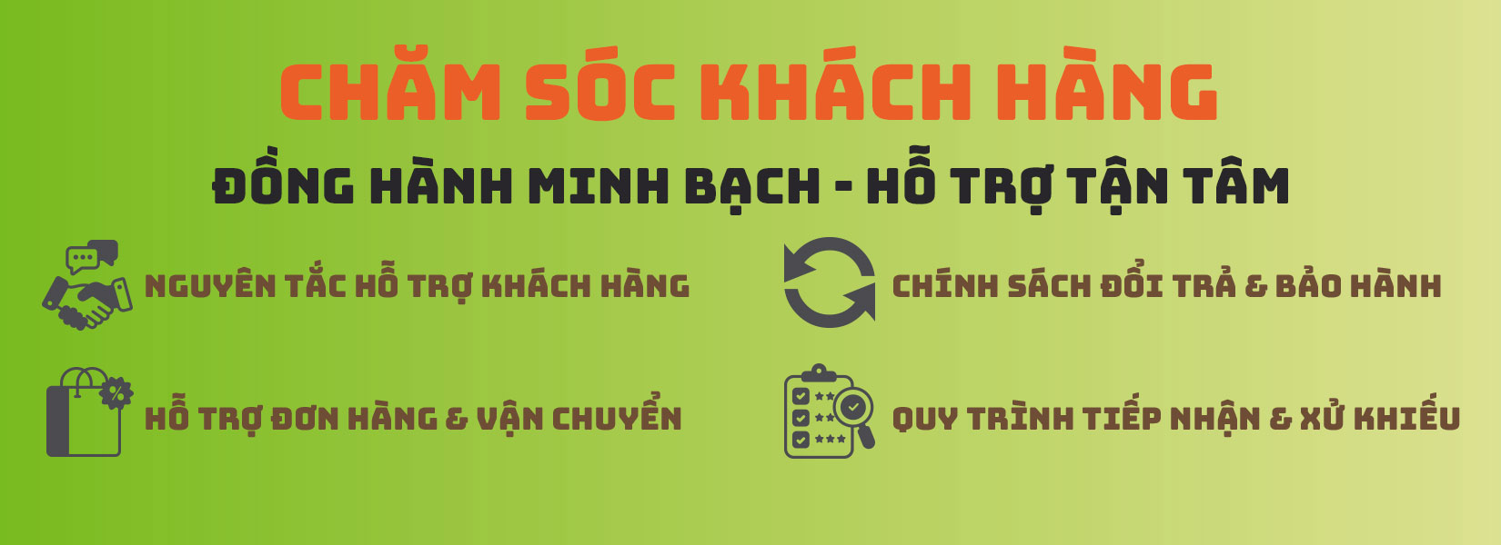 CHĂM SÓC KHÁCH HÀNG